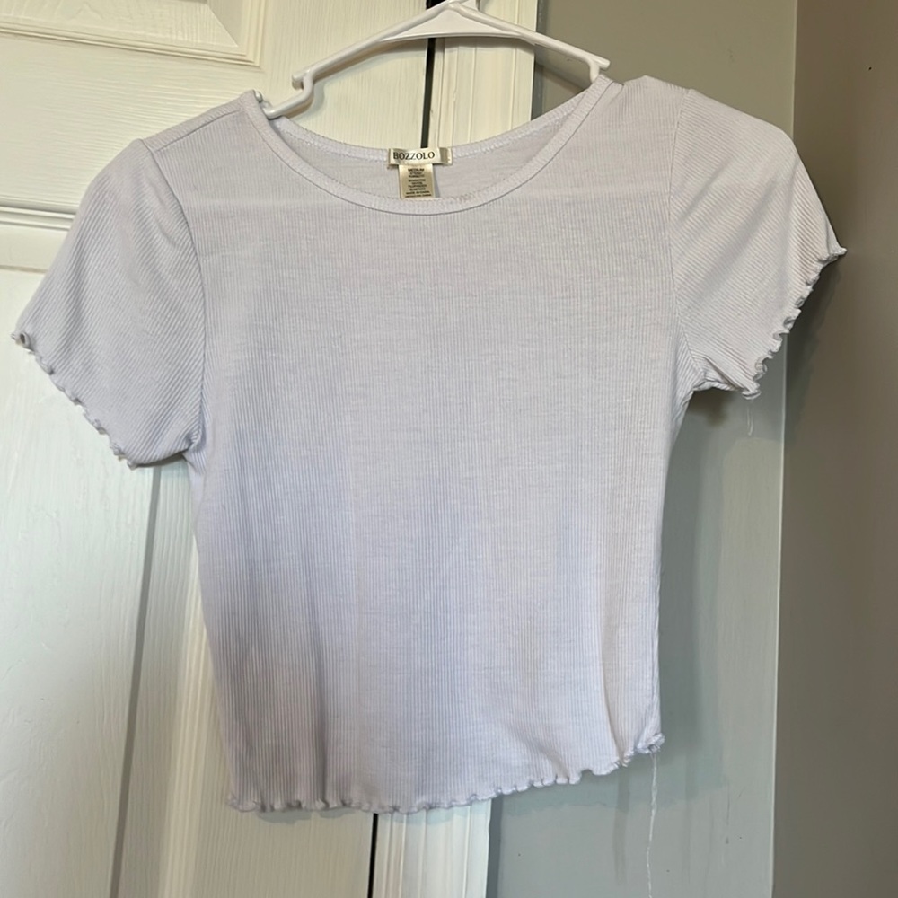White sheer T-shirt like undershirt like new never worn without tax
